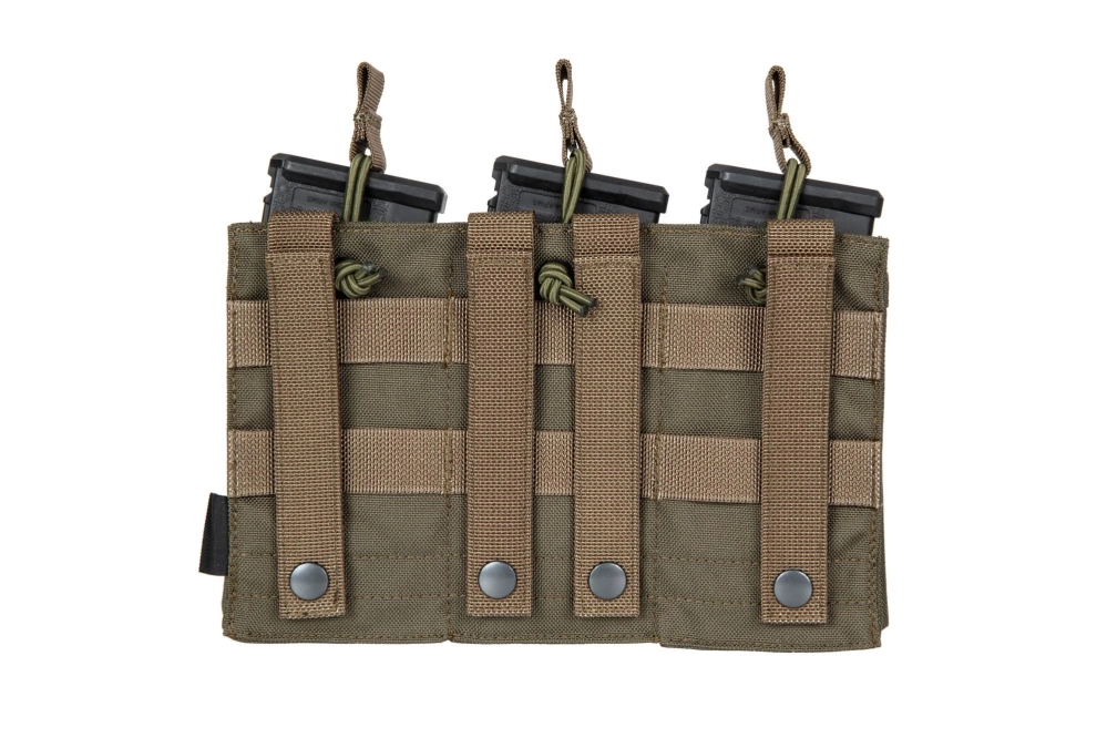 Univerzální trojité pouzdro na zásobníky - Ranger Green