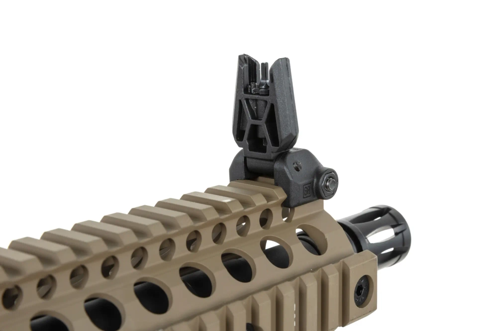 Specna Arms Daniel Defense® MK18 SA-P19 Prime™ HAL™ ETU ASG Karabijn Hoog Koppel Half-Tan Versie