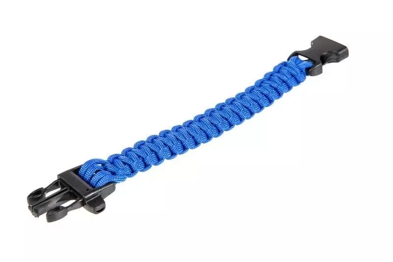 Bracelet de survie (fastex) - bleu
