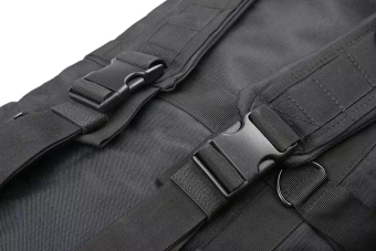 Double housse pour arme 90cm - noir