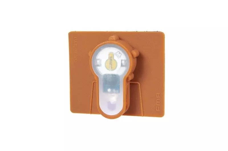 Marcador electrónico Lightbuck V - naranja (luz blanca)