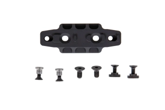 Type 17S tweepootadapter voor KeyMod/M-LOK Zwart