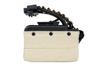 Chargeur électrique A&K de 2 000 plombs pour répliques de type M249 avec munitions imitation Tan