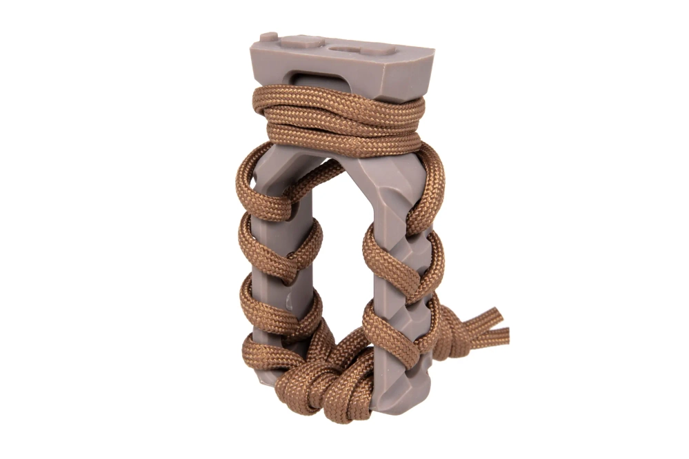 Empuñadura táctica paracord Tan