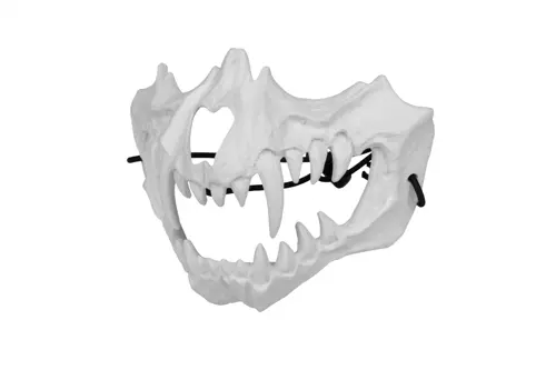 Exoskeleton Mask - White