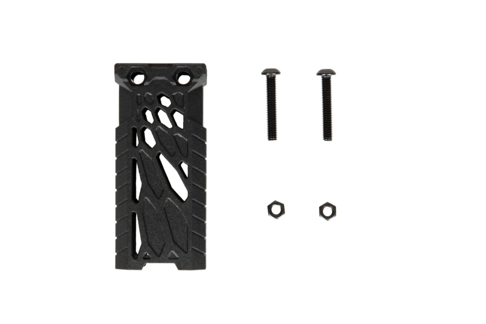Polímero grip vertical HM0320 para carril RIS - negro