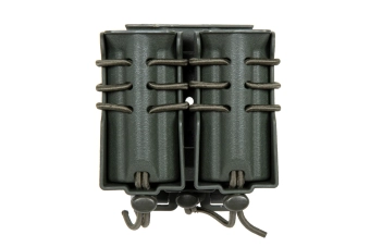 Carrier for 2 9mm magazines and an M4/M16 magazine Wosport Urban Assault Quick Pull Olive