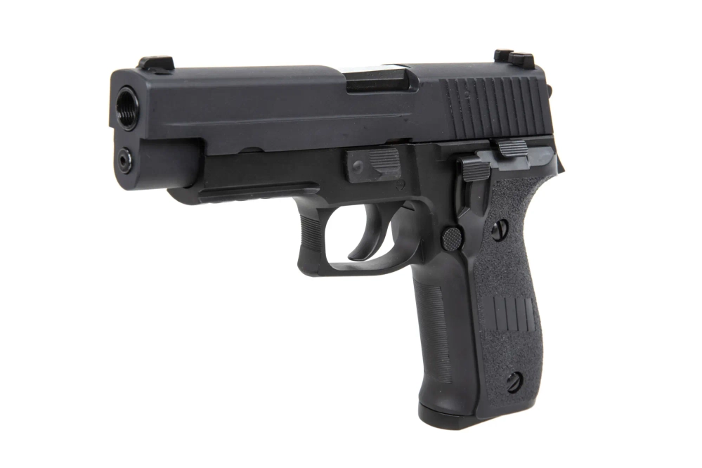 Pistole WE F226 RAIL airsoft černá