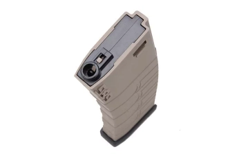 120rd mid-cap magazine for M4/M16 type replicas - tan / black