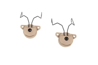 Set of 2 Gen2 Hearing Protector Mounts - Dark Earth