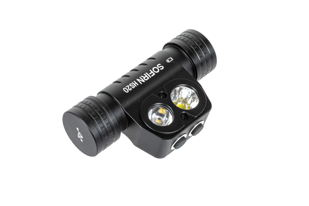 Sofirn HS20 Head torch with rechargeable battery Black