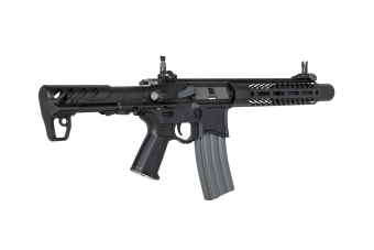 Seekins Precision 9" SBR8 karabijn replica met onderdrukker - Zwart