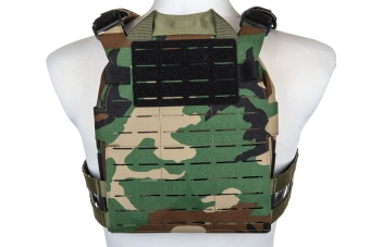 Chaleco plate carrier Specna Arms Tactical QR III Woodland