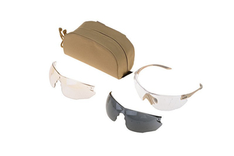 Gafas de protección Combat (Kit) - arena