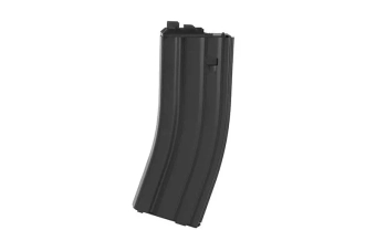 30+2rnds. Real-cap Gas magazine for WE M4/ SCAR replica - black