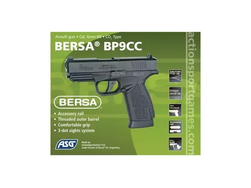 Replika pistolet Bersa BP9CC