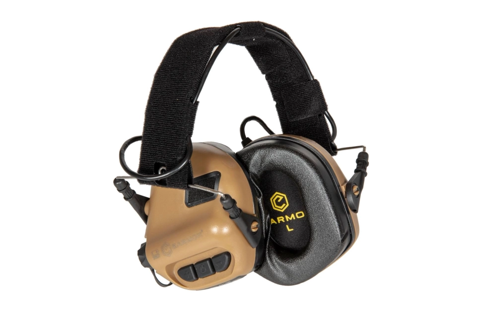 Protecteur d'oreilles actif M31 - brun coyote