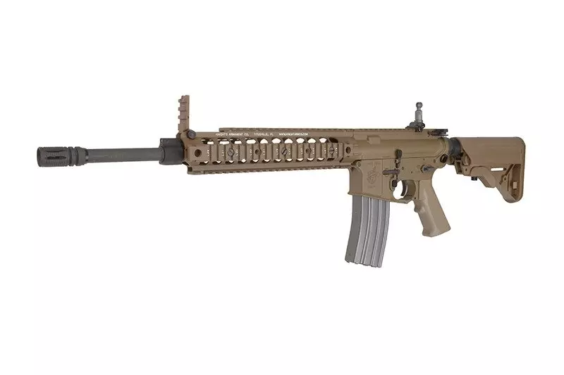 Replika karabinka Knight's Armament SR15 E3 IWS - Tan
