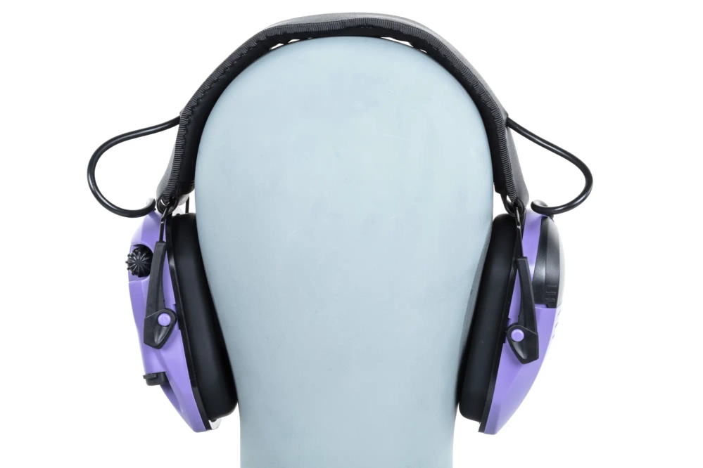 Aktivní chrániče sluchu Wosport HD-21 Fialové