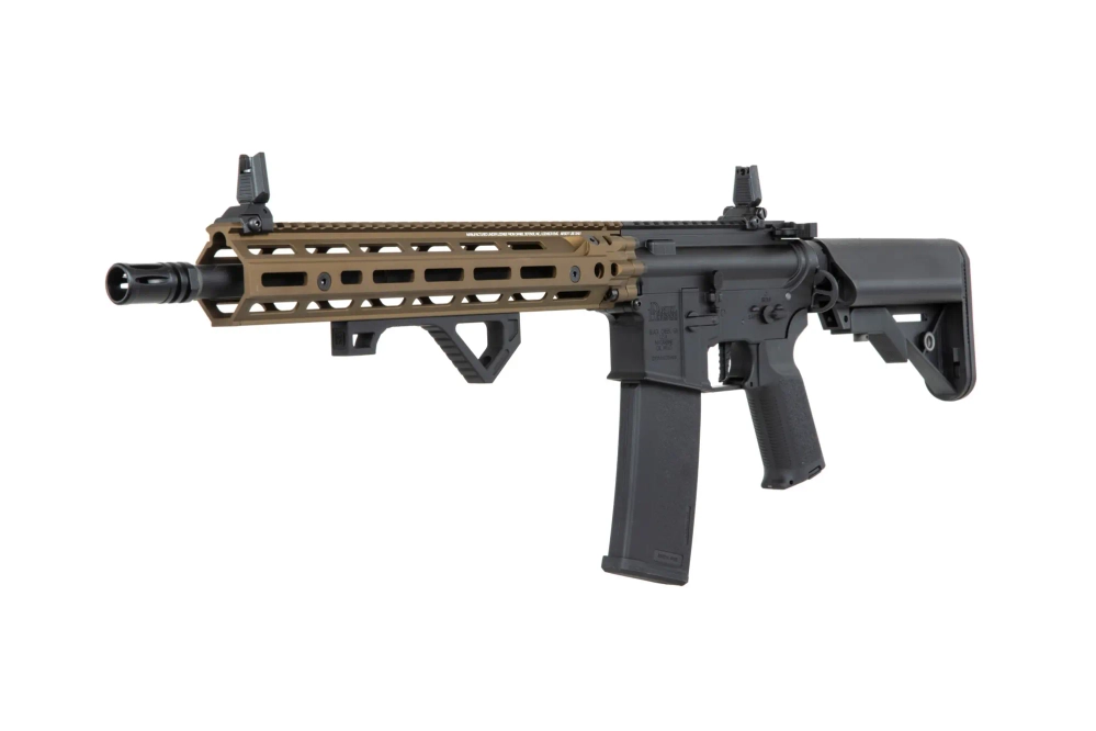 Airsoftová puška Specna Arms Daniel Defense® RIS III 12,5'' SA-P28 Prime™ HAL™ ETU s bezkomutátorovým motorem Chaos Bronze