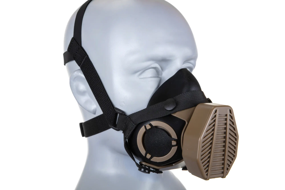 Speciaal Tactisch Ademhalingsmasker Tan masker