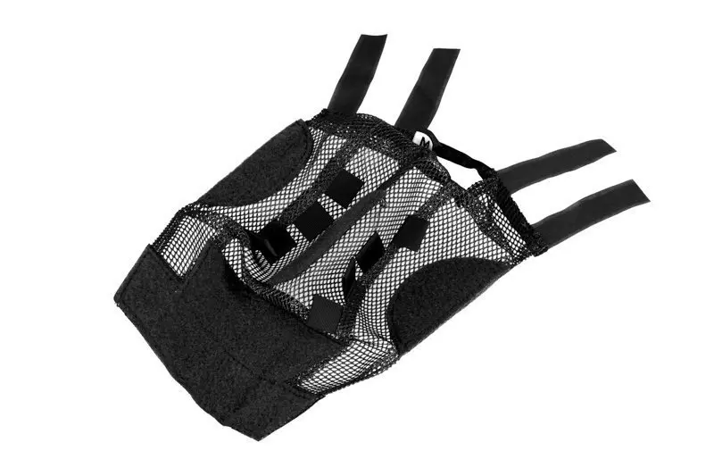 Funda de malla para casco fast (L) - negro