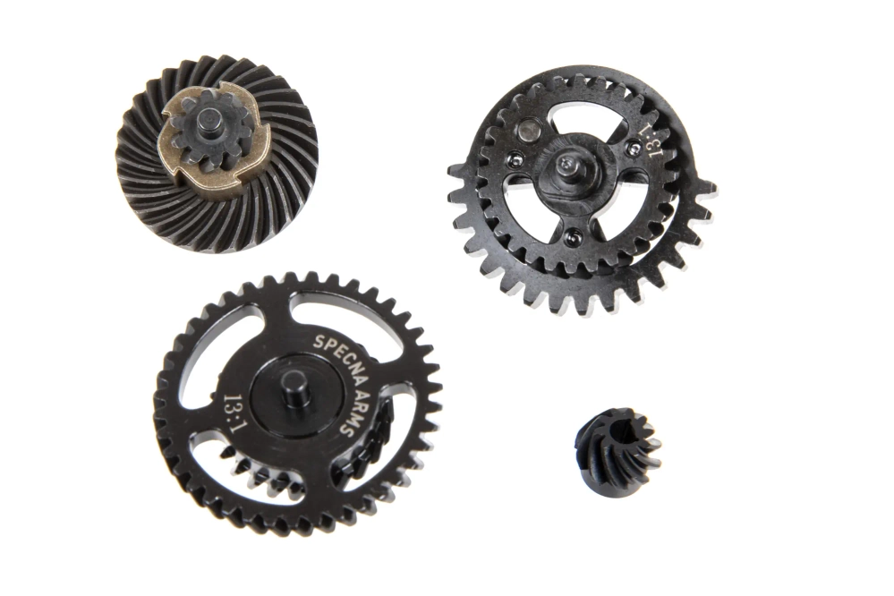 Specna Arms CNC geskeletste helicoïdale tandwielset 13:1