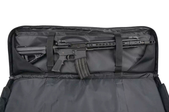 Doble funda arma 90cm - negro