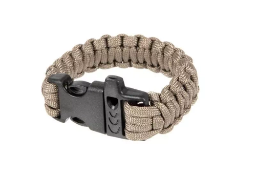 Bracelet de survie (fastex) - gris