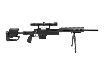 Réplique de fusil de précision MB4410D - avec lunette et bipied 