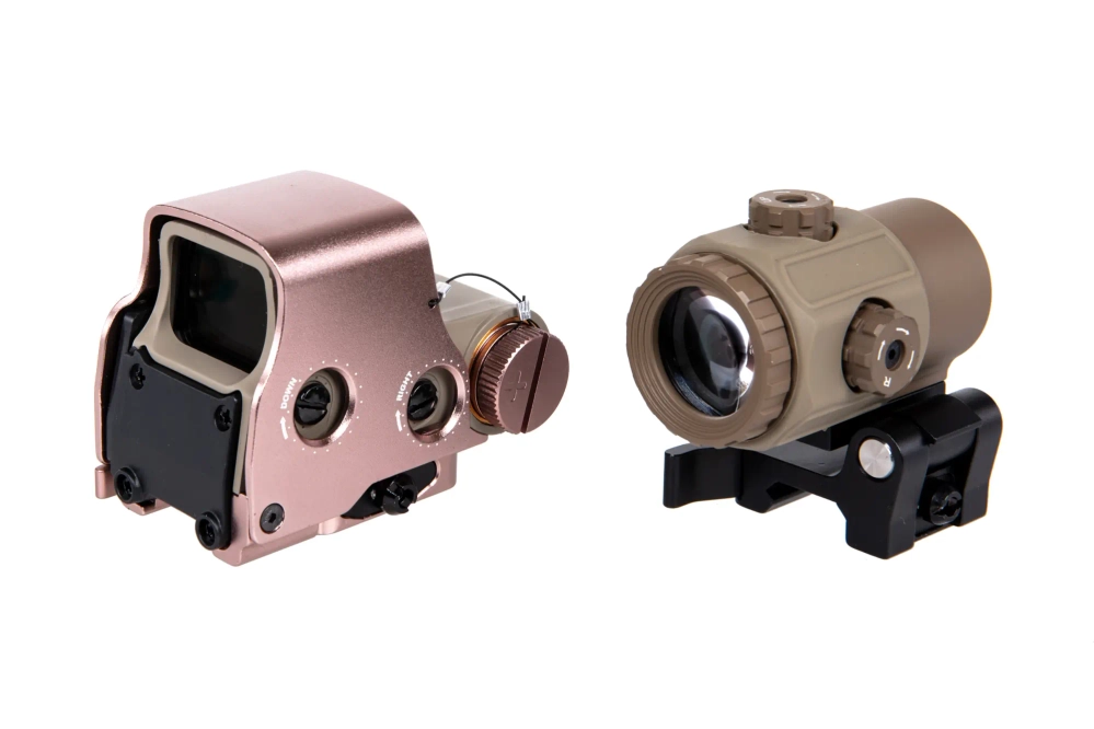 WADSN type XTO collimator set with magnifier type T43 Dark Earth