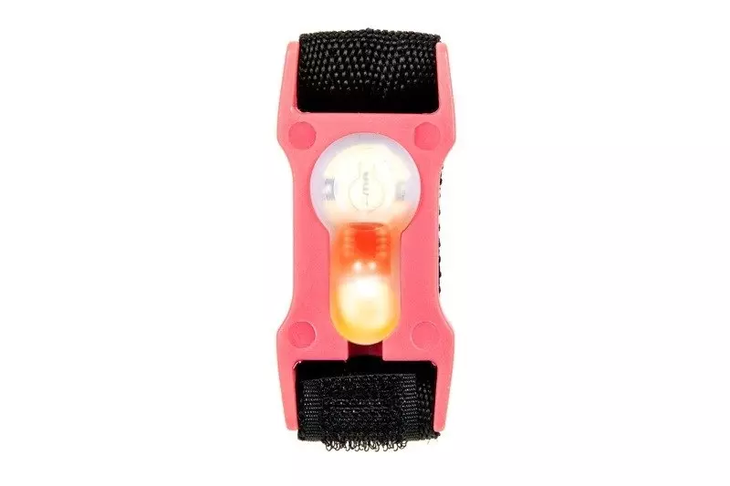 Marcador electrónico Lightbuck Split-Bar - rosa (luz naranja)