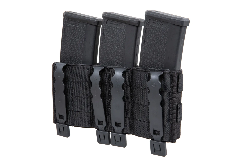Portacargador triple Wosport Negro