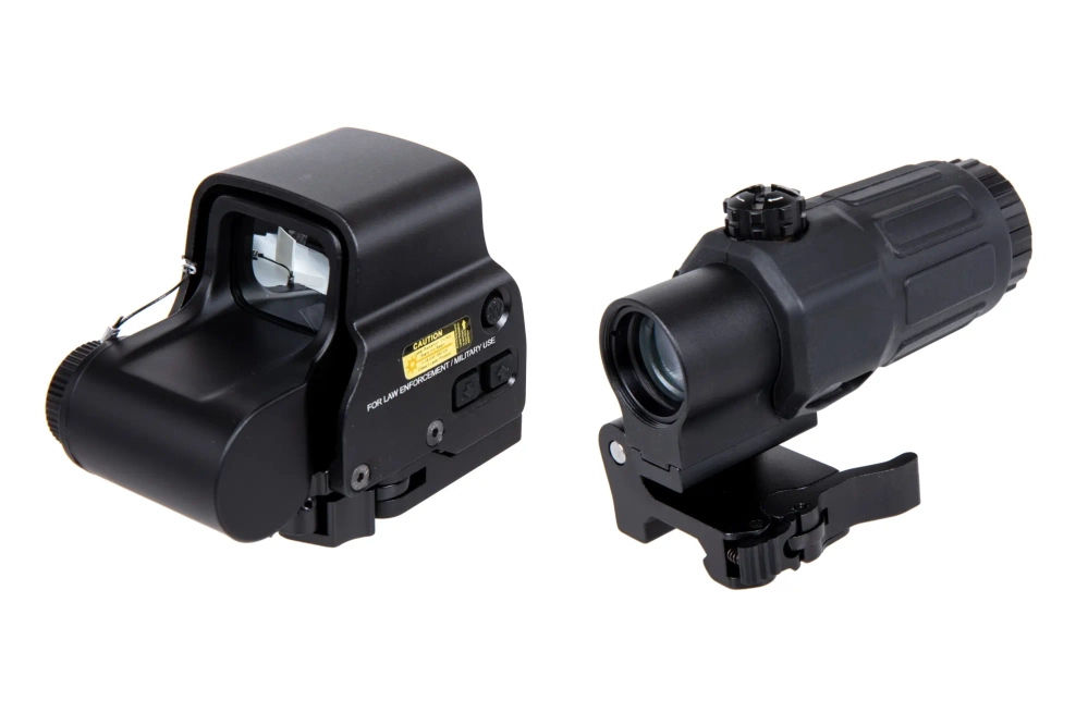 Jeu de red dots WADSN type XTO avec loupe type T33 Noir