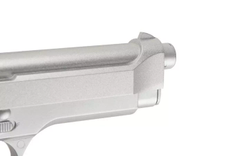 CM126 Zilver pistool replica (zonder batterij)