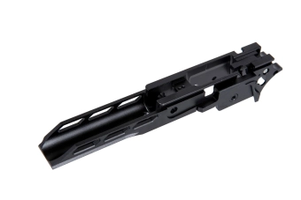 LA Capa Customs V2 Competition hliníkový rám pro airsoftové zbraně TM Hi-Capa (verze s výřezem) Black