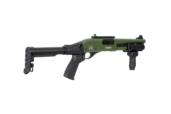 Fusil à pompe airsoft VELITES FERRUM S-III - olive