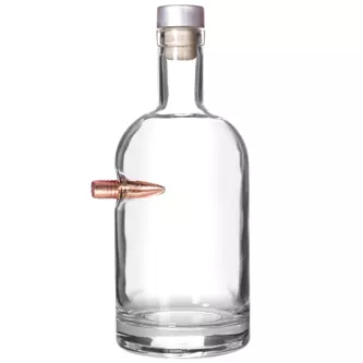 Carafe avec balle de calibre 50