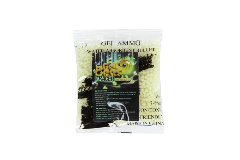 Kulki Żelowe GelBees Sniper Pro Luminescencyjne - 3,000 sztuk