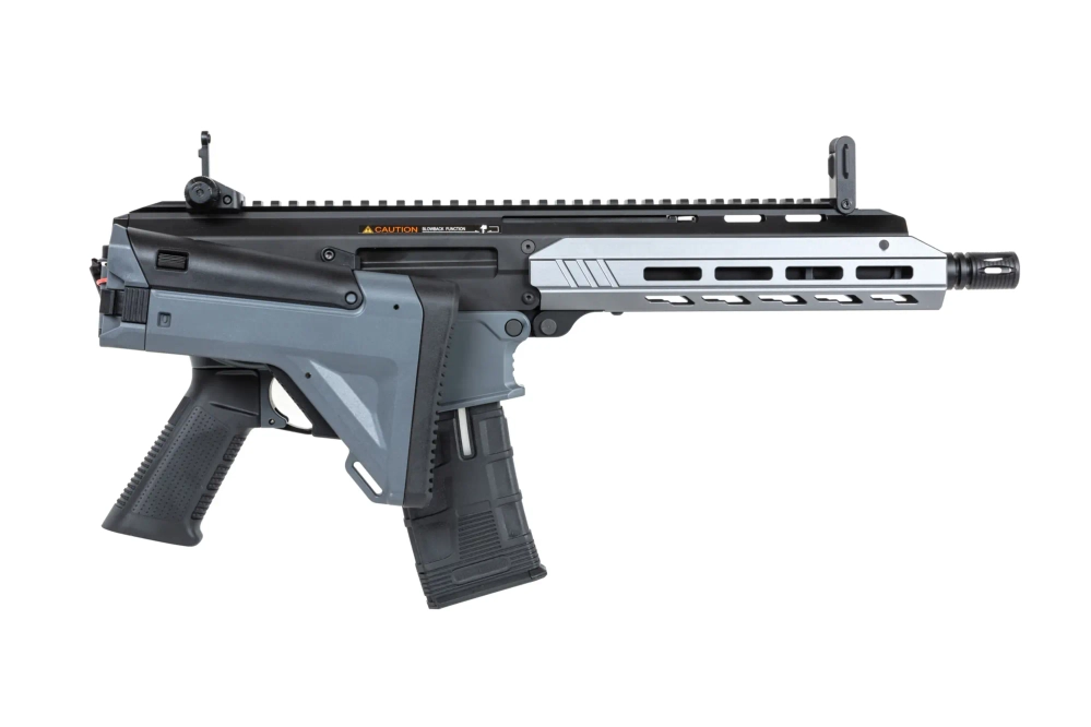 ICS Airsoft CXP APE SE grijs-zwart ASG karabijn