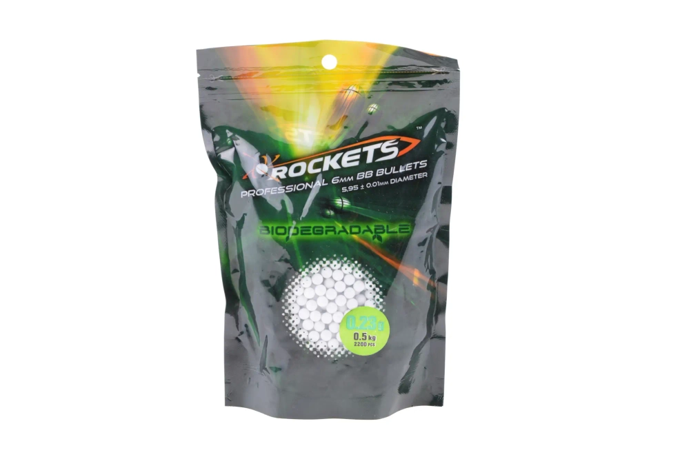BBs biodegradable 0.23g Rockets Professional 2200 pcs