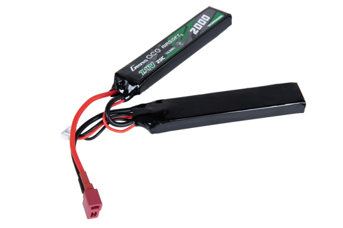 Li-Po Gens Ace 25C 2000mAh 2S2P 7.4V Deans 2 module battery