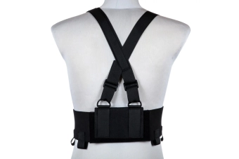 Kamizelka Low-Vis typu Chest Rig - Czarna