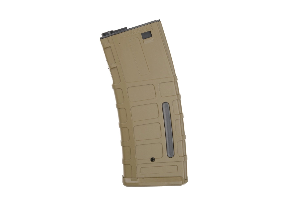Jeu de 5 billes magazynks Hi-cap 300 pour répliques type M4/M16 - Tan