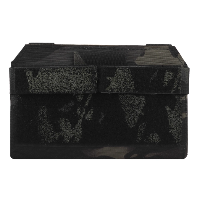 Funda táctica para teléfono Wosport MC Black con soporte plegable