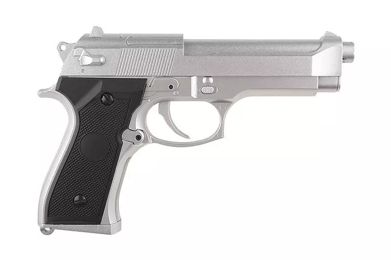CM126 Silver pistol replica (without battery)