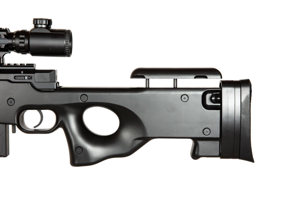 4402D  sniper rifle replica (with scope and bipod) - black