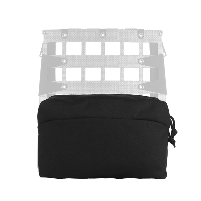 Wosport Cargo univerzální kapsa 6x3 Laser Cut Horizontal Black