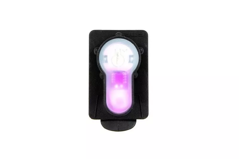 Lightbuck Card Button electronic marker - black (pink light)