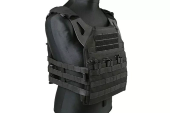 Jump type tactical vest - black